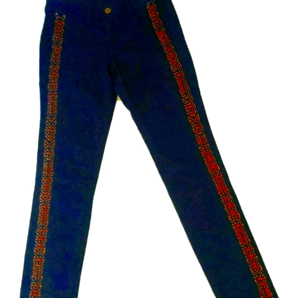 Rag & Bone skinny denim sz 27 embroidered